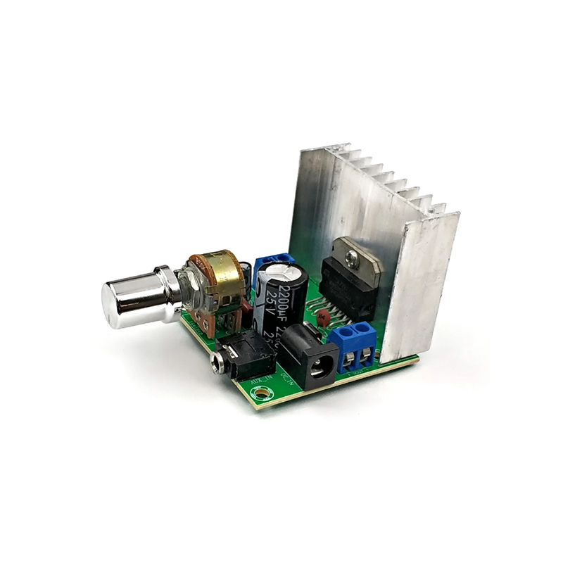 Noiseless 12V DC digital power amplifier board with DC head TDA7297 dual amplifier board