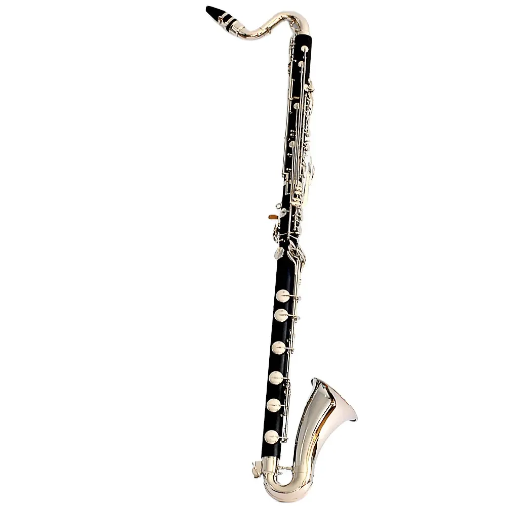 Hot selling band playing musical instrument  clarinet musical instrument low C bass clarinet