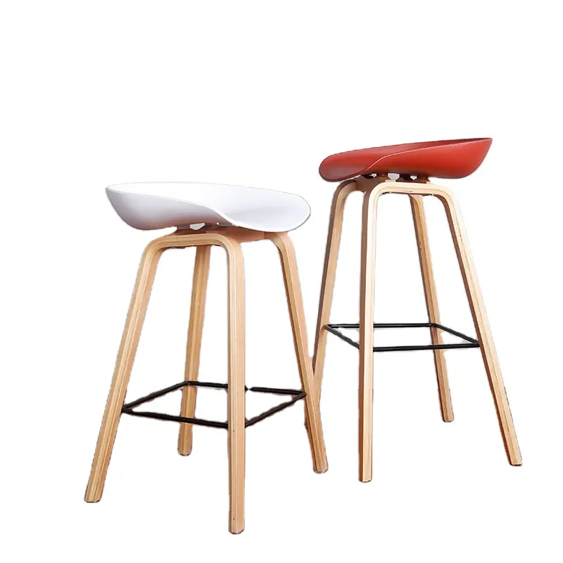 COMNENIR modern plastic acrylic gold luxury outdoor restaurant dining kitchen counter height bar stool chair