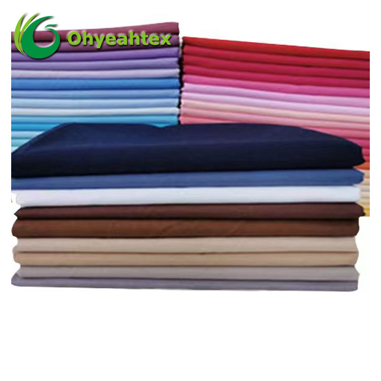 Quick Drying and Breathable stretch Organic Cotton Bamboo Spandex Fabric For Activewear