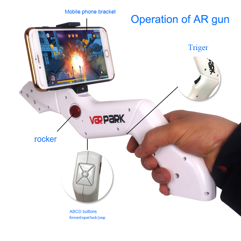 VR AR Стрелялки игры дети зажигалки игры игрушечные пистолеты