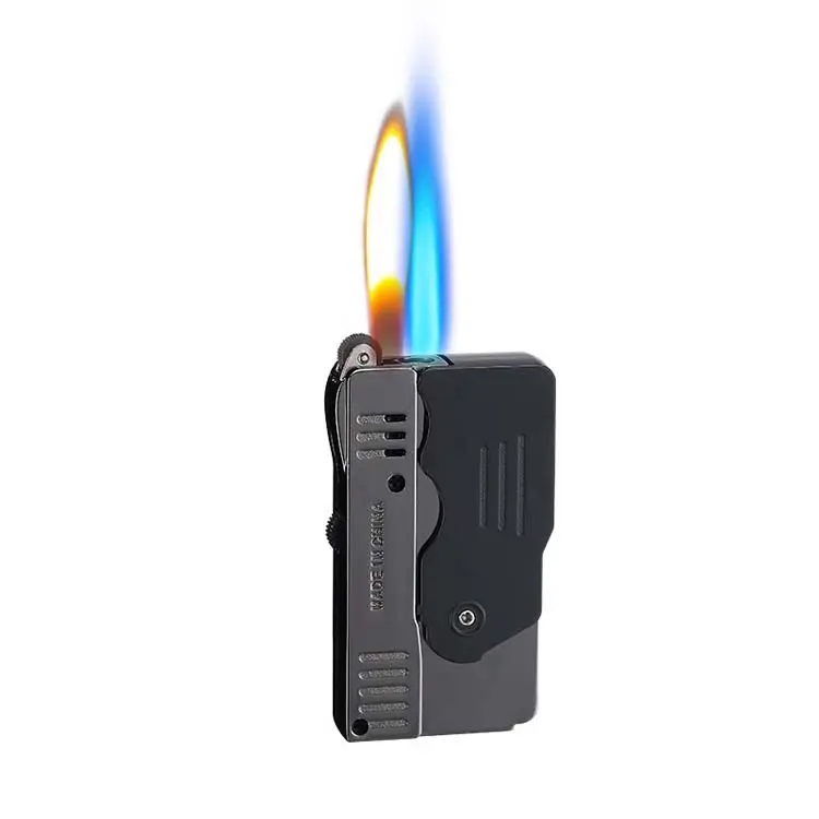 Creative Torch Turbo Lighter Spray Gun Butane Gas Smoking Cigar Windproof 2 Flame Torch Lighter