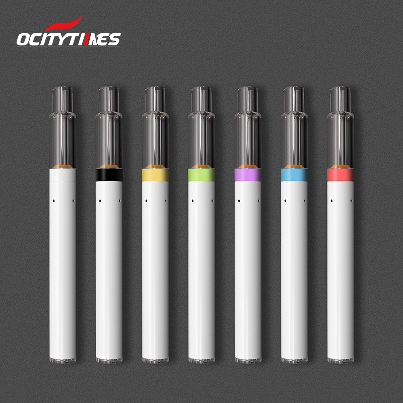 Wholesale Price Bottom USB Custom Color 1ml Ceramic Core 510 Vape Pen All Glass Vape