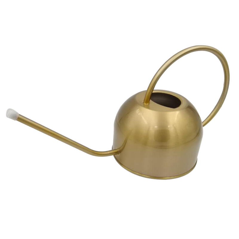Portable Handle Garden Decor Black Rose Gold Round Shape Stainless Steel 201/304 Long Spout Water Can