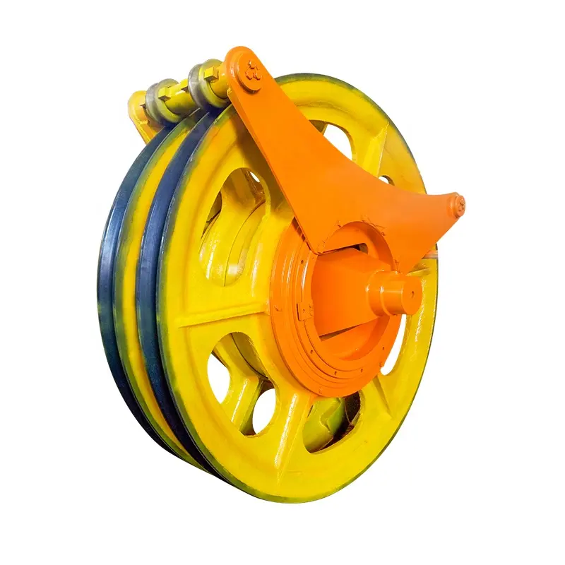 non-standard customized large 34CrMo4 Hardening V Grooved Pulley wheel