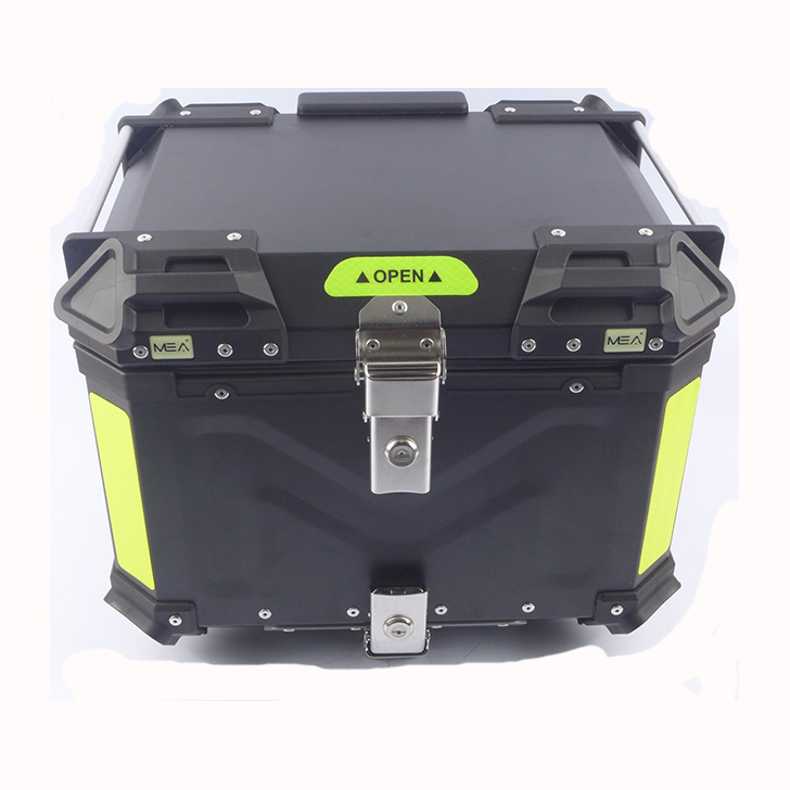 Оптовая продажа, аксессуары для мотоциклов MEA, 45L 55L, задняя крышка для мотоцикла из алюминиевого сплава, коробка для доставки