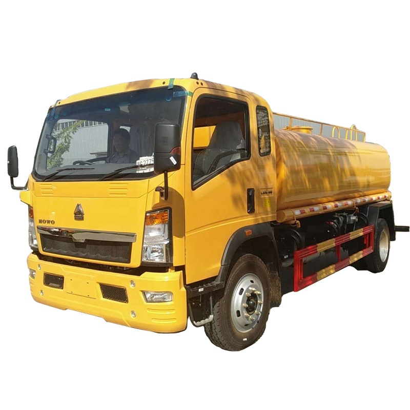 Customized color logo HOWO 4x2 RHD 10 tons 10000L sprinkling water bowser tanker truck