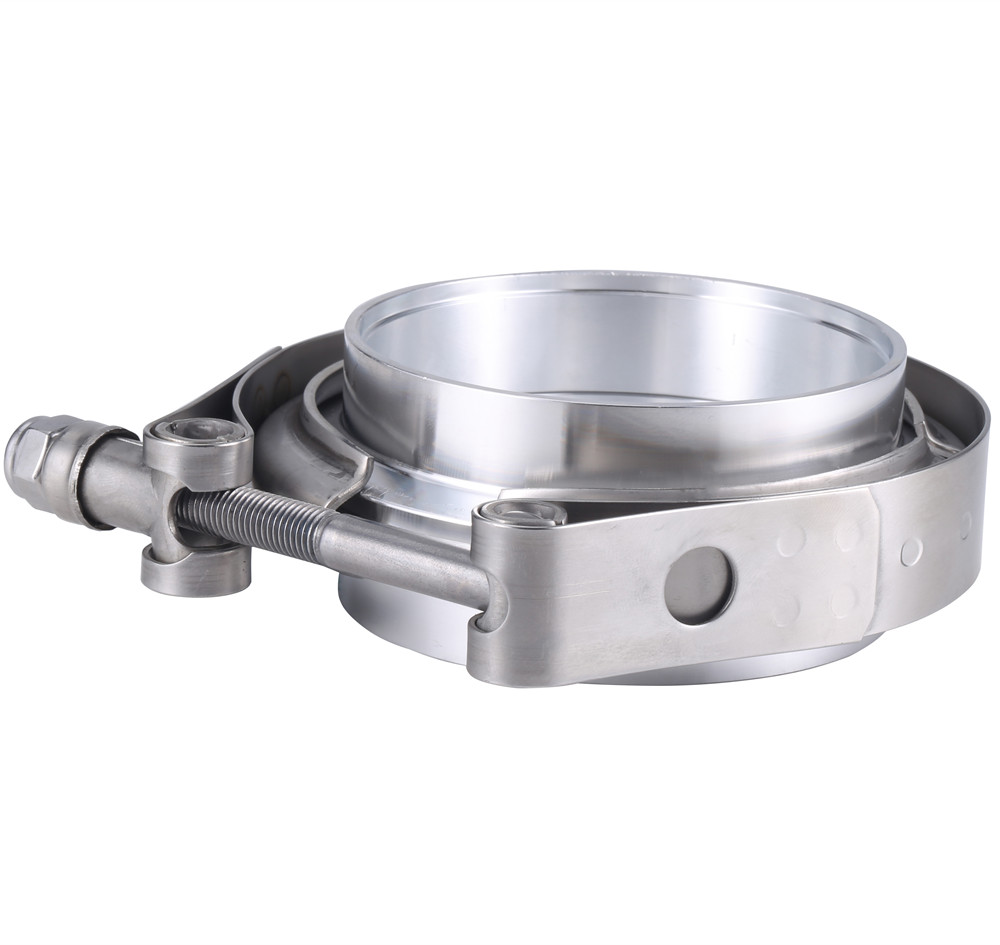 quick release v band clamp SS304 1.5"-6" tube pipe clamp