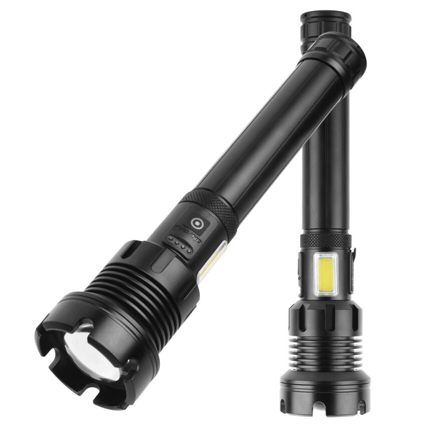 XHP90 LED Fleshlight Flashlights Waterproof Tactical LED Torch USB Rechargeable LED Flashlight with Pressure Switch