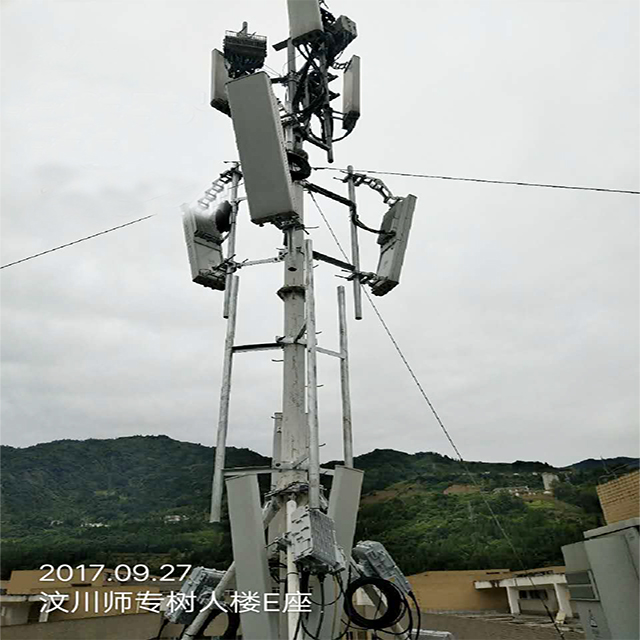galvanized tube steel signal mobile lattice telecommunication tower