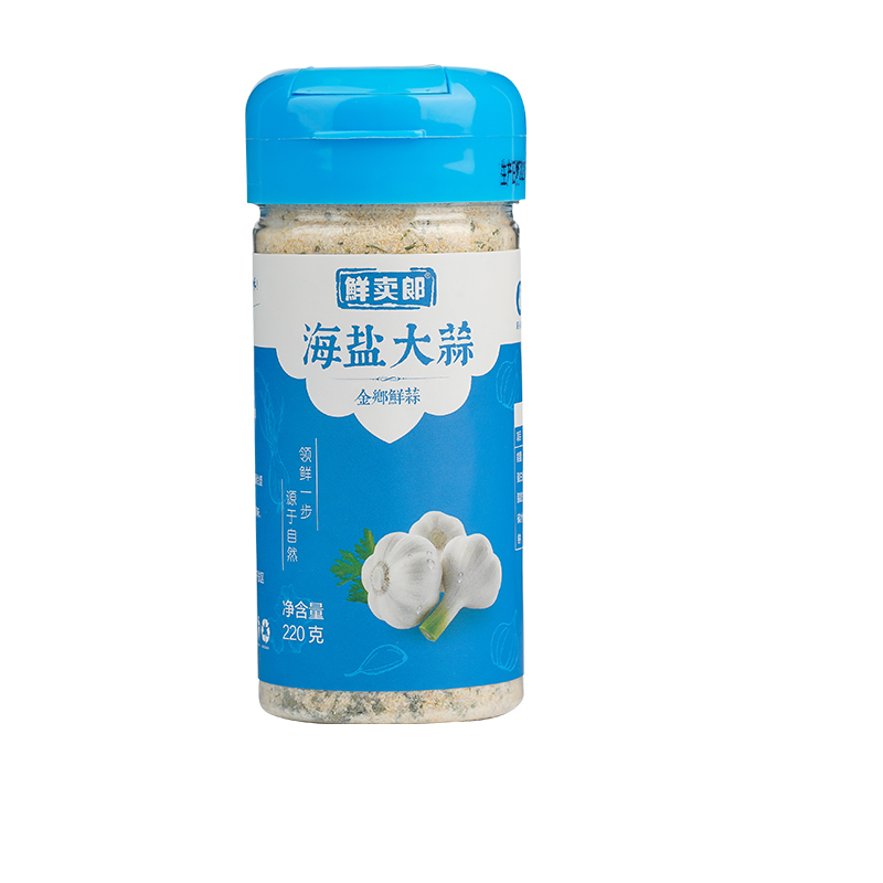 Natural Sea Salt Blend with Dried Minced Garlic No Gluten No MSG Gourmet Garlic Sea Salt For foods