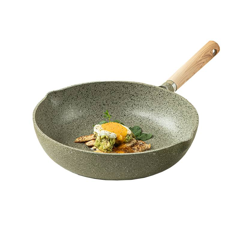 Carote Cast Aluminum Fry Pan Non Stick Frying Pan Cooking Pots and Pans Cast Iron Skillet Kitchen Cookware