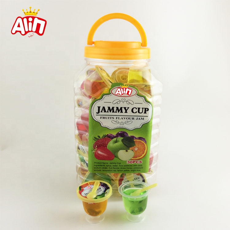 Карликовая чашка с мини-ложкой и липкой чашкой jammy cup сироп