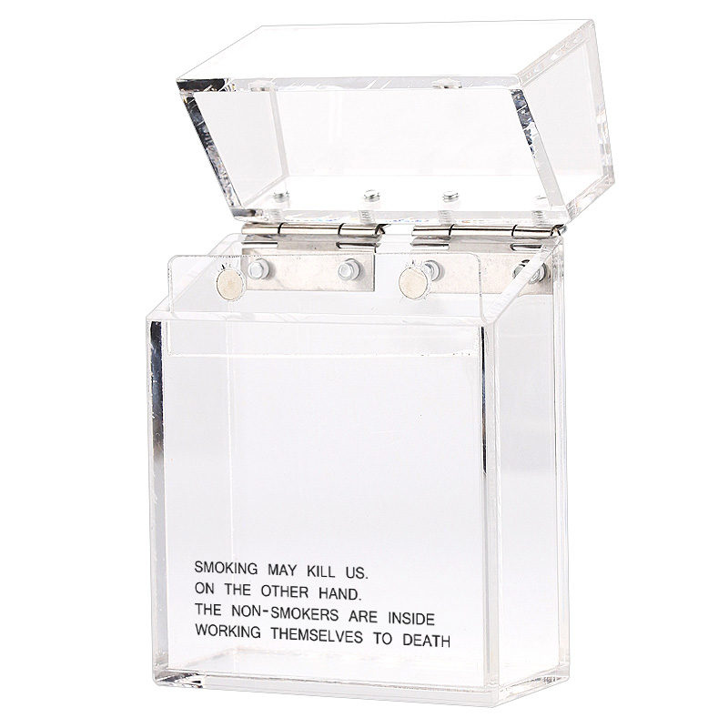 Customizable High Quality Transparent Acrylic Cigarette Box