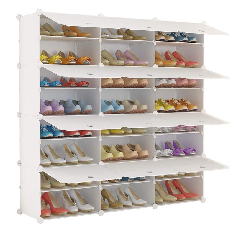 Creative home shoe rack DIY resin plastic shoe cabinet European style multifunctional simple shoe cabinet