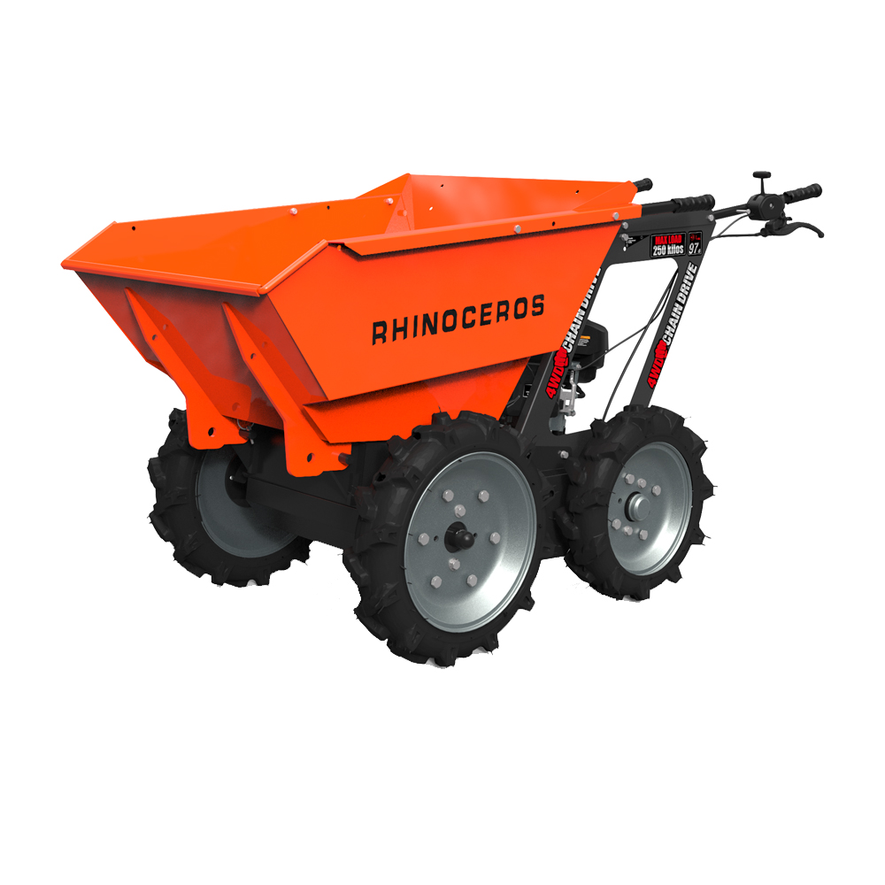 Rhinoceros mini dumper 500kg track barrow mini dumper crawler
