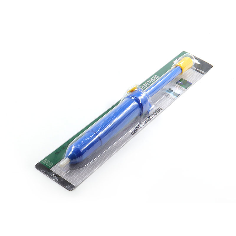 Manual Large Blue Anti-static Strong Suction Tin Device Soldering Iron Accessories Strong Suction Stripping Pump