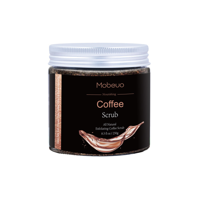 wholesale private label packaging natural sugar salt lightening whitening exfoliator coffee body scrub