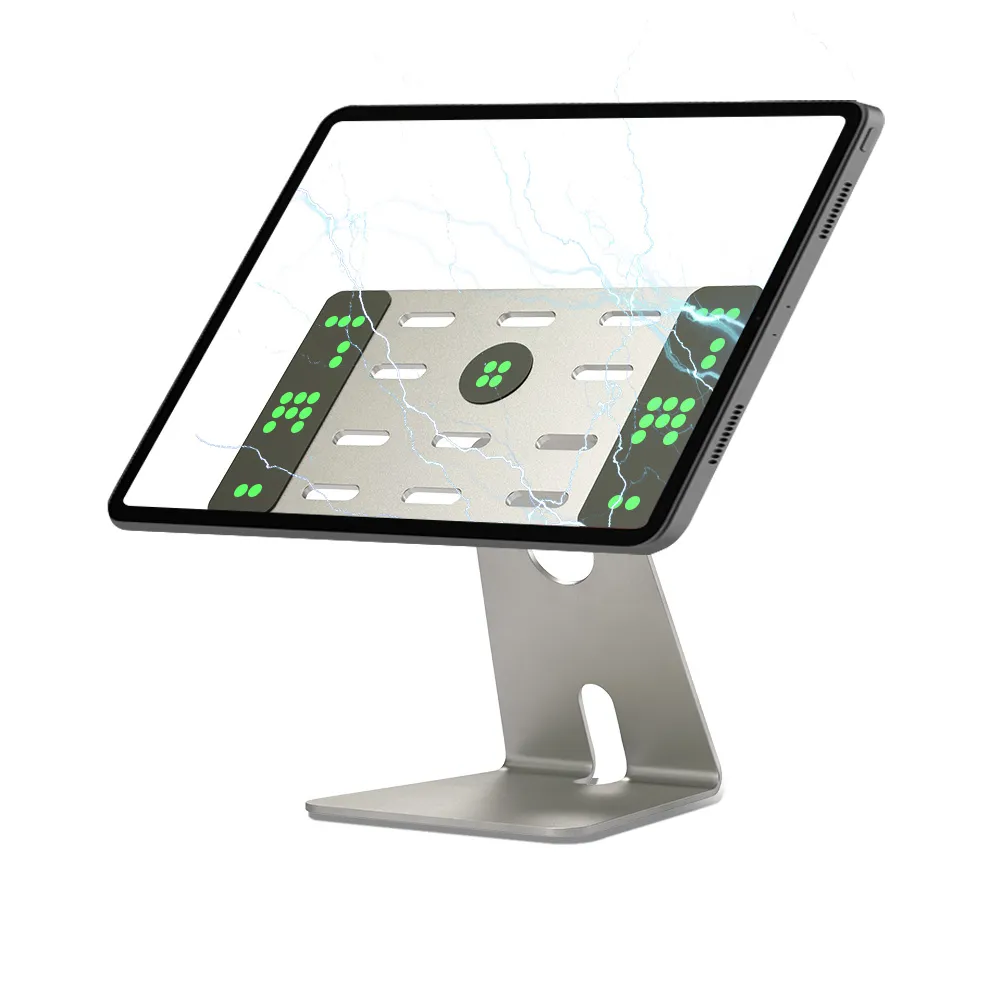 Desktop Adjustable Tablet Stand Holder Kiosk Aluminum