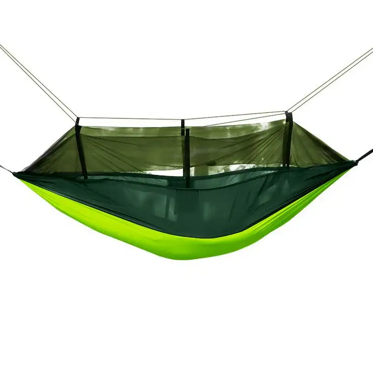 Camping Hammock Outdoor Mosquito Bug Net Portable Parachute Nylon Hammock for Sleeping Travel Hiking High Quality