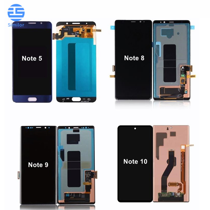 Для samsung galaxy note 1 2 3 4 5 7 8 9 10 ЖК-дисплей сенсорный экран дигитайзер сменная панель