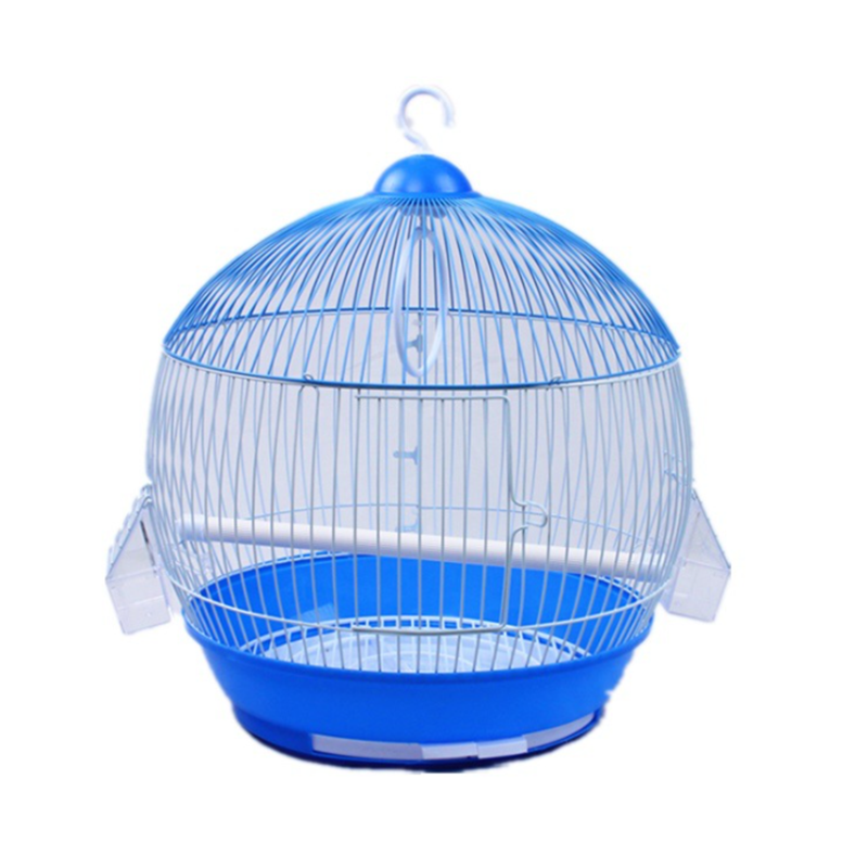 Round metal cage decorative ornamental cage small breeding parrot cage