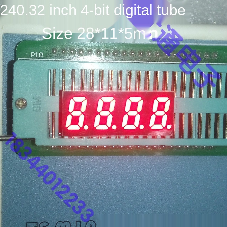 Цифровая трубка 0,31 дюйма 4Bit 3412AS общий катод 3412BS общий анод Подсветка Красный свет прямые продажи с завода 3412AS 3412BS