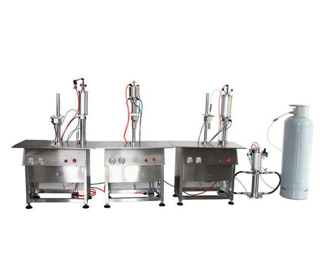 Aerosol can sealing machine with simple operation, adjustment and maintenance requirements
