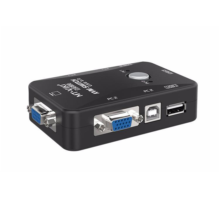 MT-201UK-CH 2 ручной порт VGA KVM мульти-компьютер коммутатор KVM переключатель