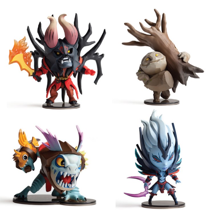 OEM Заводские Пластиковые ПВХ мини-весы Dota 2 Коллекция фигурок набор