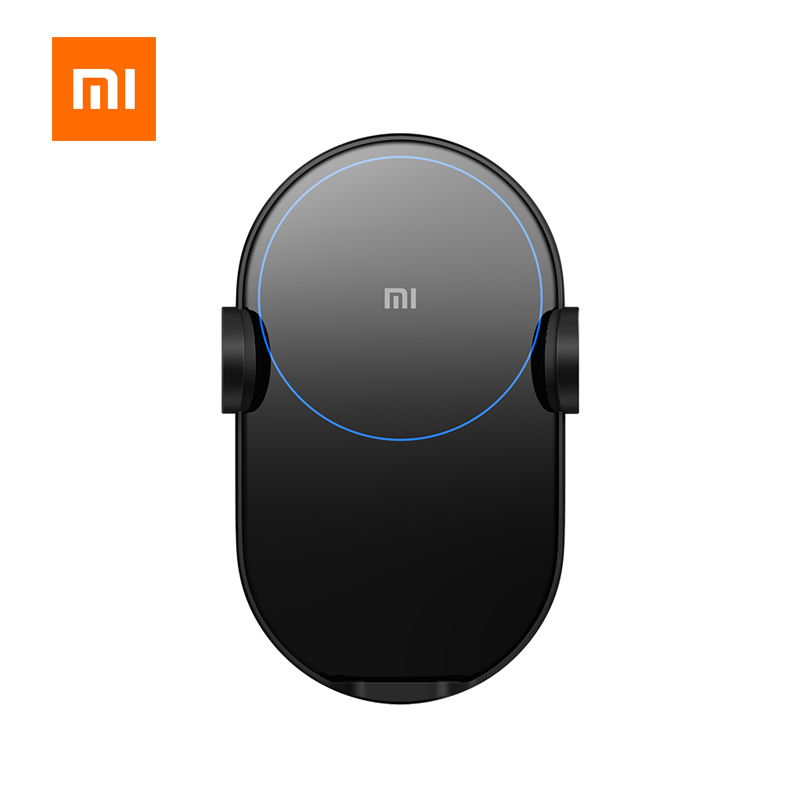 Оригинальное беспроводное автомобильное зарядное устройство Xiaomi Mi 20 Вт с умным инфракрасным датчиком для быстрой зарядки, автомобильный держатель
