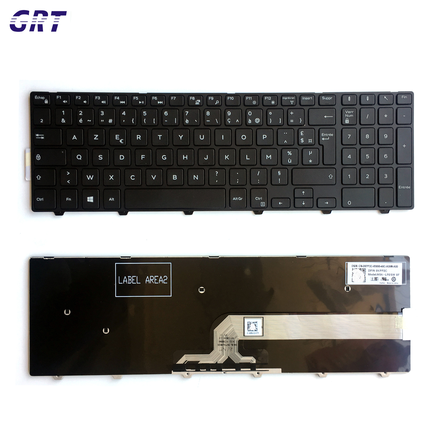 Sunrex Клавиатура для ноутбука Dell 15-3000 3541 3542 3543 3551 3558 FR макет