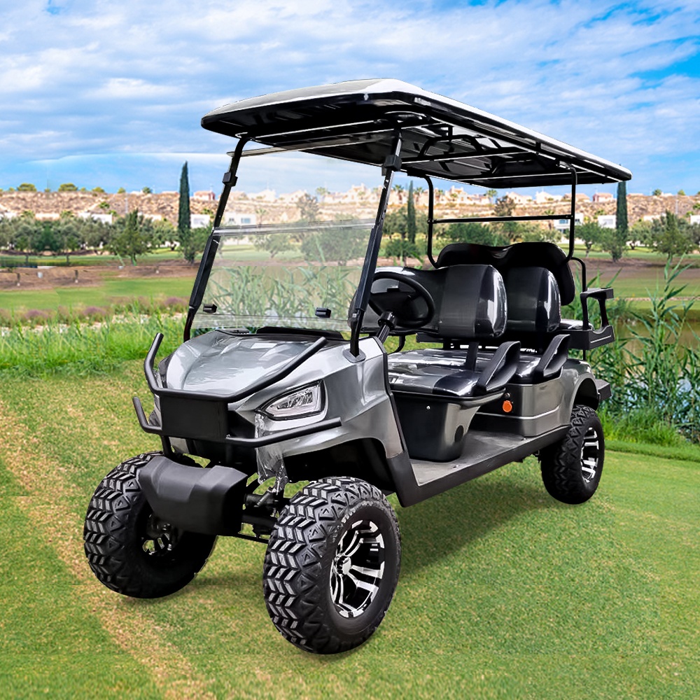 Off Road Street Legal 48V 72V Lithium Battery Karts Car Buggy 4 6 Seater carrito de Electric Golf Cart
