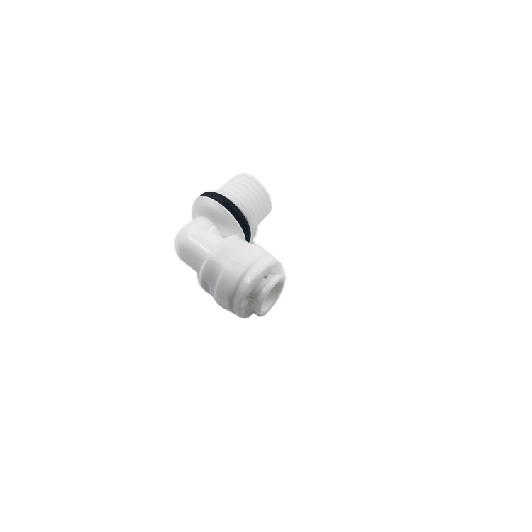 Tube O.D 1/4 Thread 1/4 Male elbow adapter water spare parts