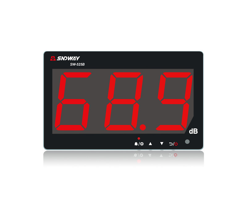 SNDWAY SW-525b цифровой висящего типа измеритель уровня звука от 30 до 130db большой ЖК-монитор для измерения уровня шума метр для ресторана