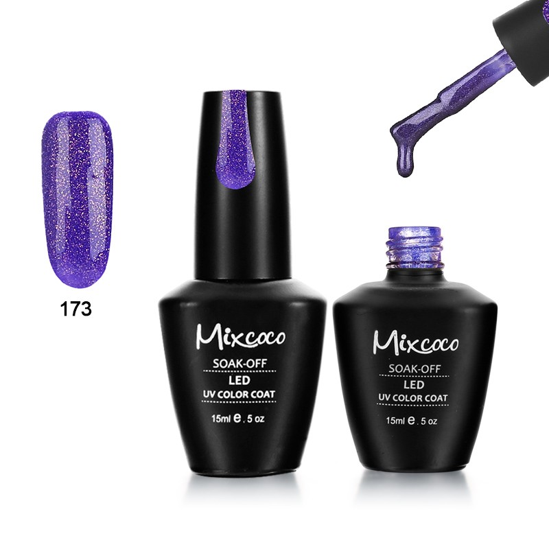 УФ-гель Mixcoco, удаляемый замачиванием Гель-лак для ногтей с OEM/ODM, 192 цветов, дизайн ногтей, 15 мл, Гель-лак