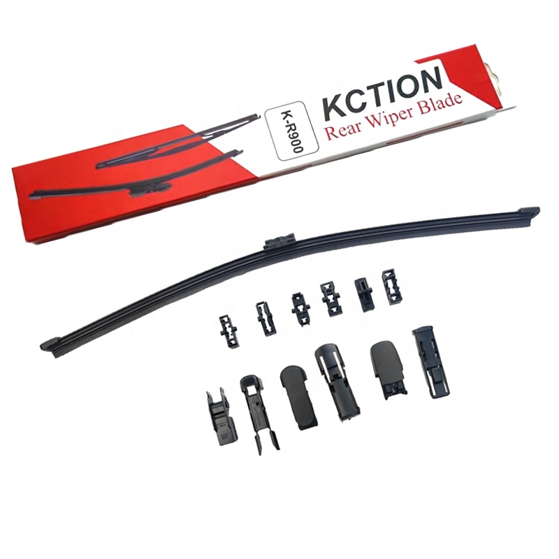 Kction New Design Wholesale Quality Universal 17 Adapters Car Windscreen Soft Rear wiper blades Multi-function soft wiper blade