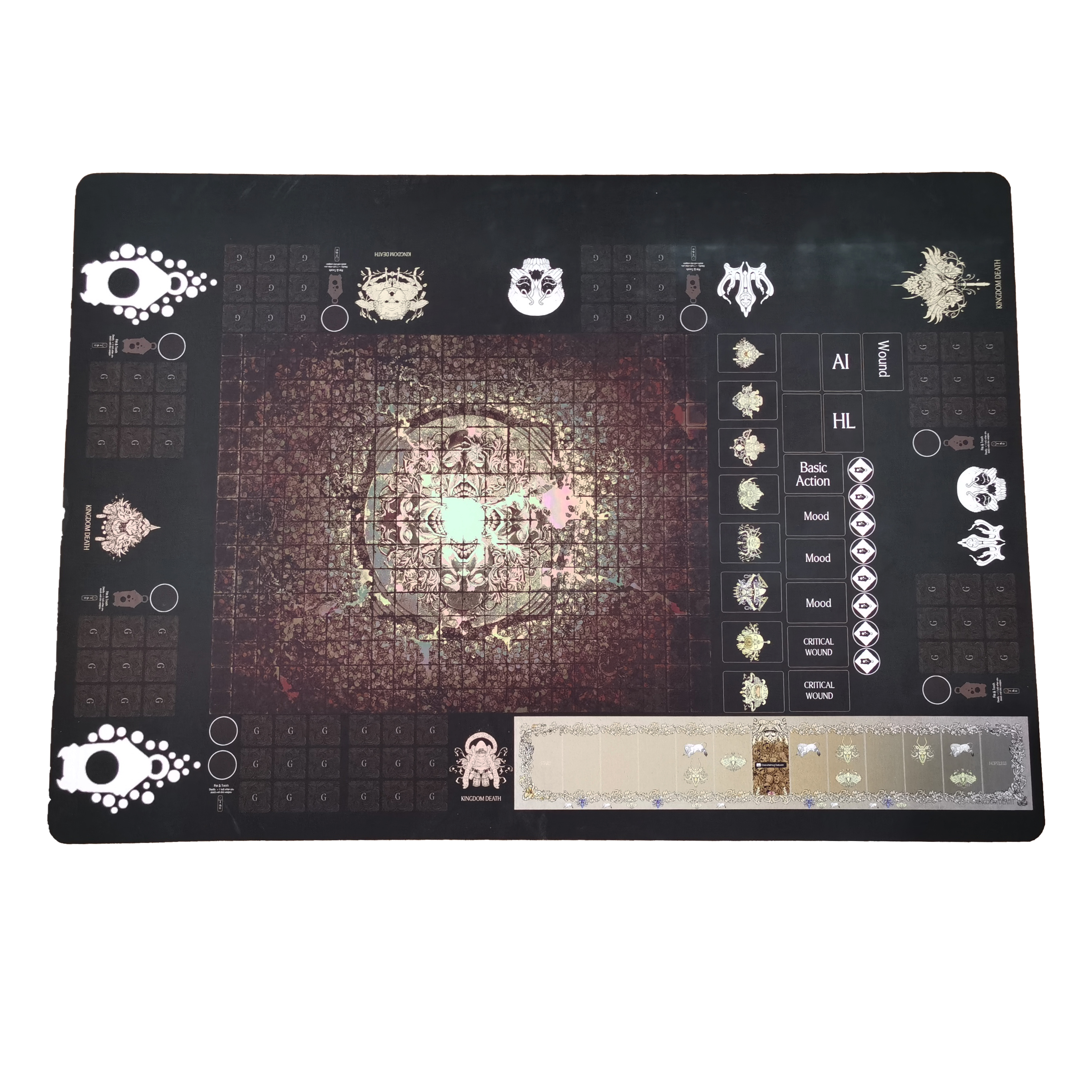 High Quality Custom Board Game Mats Custom Specifications Pattern Theme Game Mats Table Games Color Box Accept Customized Logo