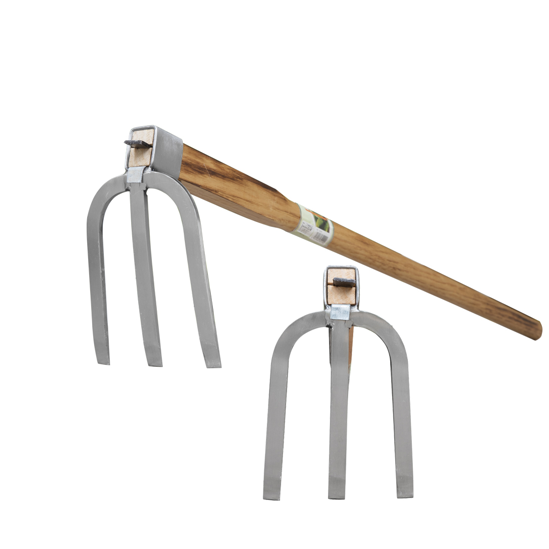 Best Quality morden single handed fork hole with short wood handle