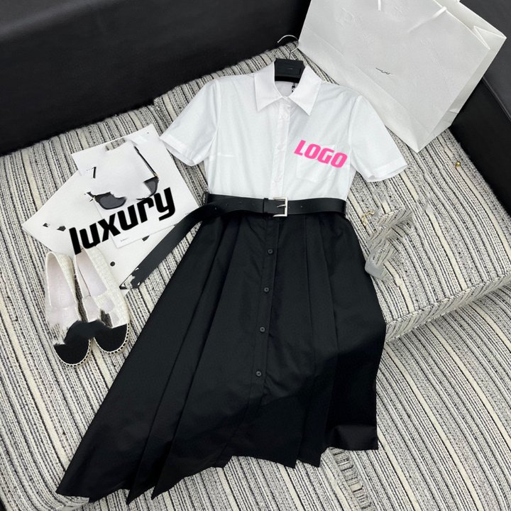 Candice high quality luxury clothes summer women casual designers dress famous brands
