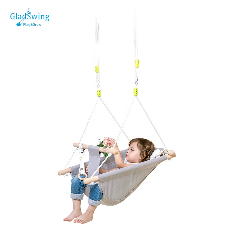 GladSwing Горячая продажа Висячие крытые/уличные детские тканевые качели стул