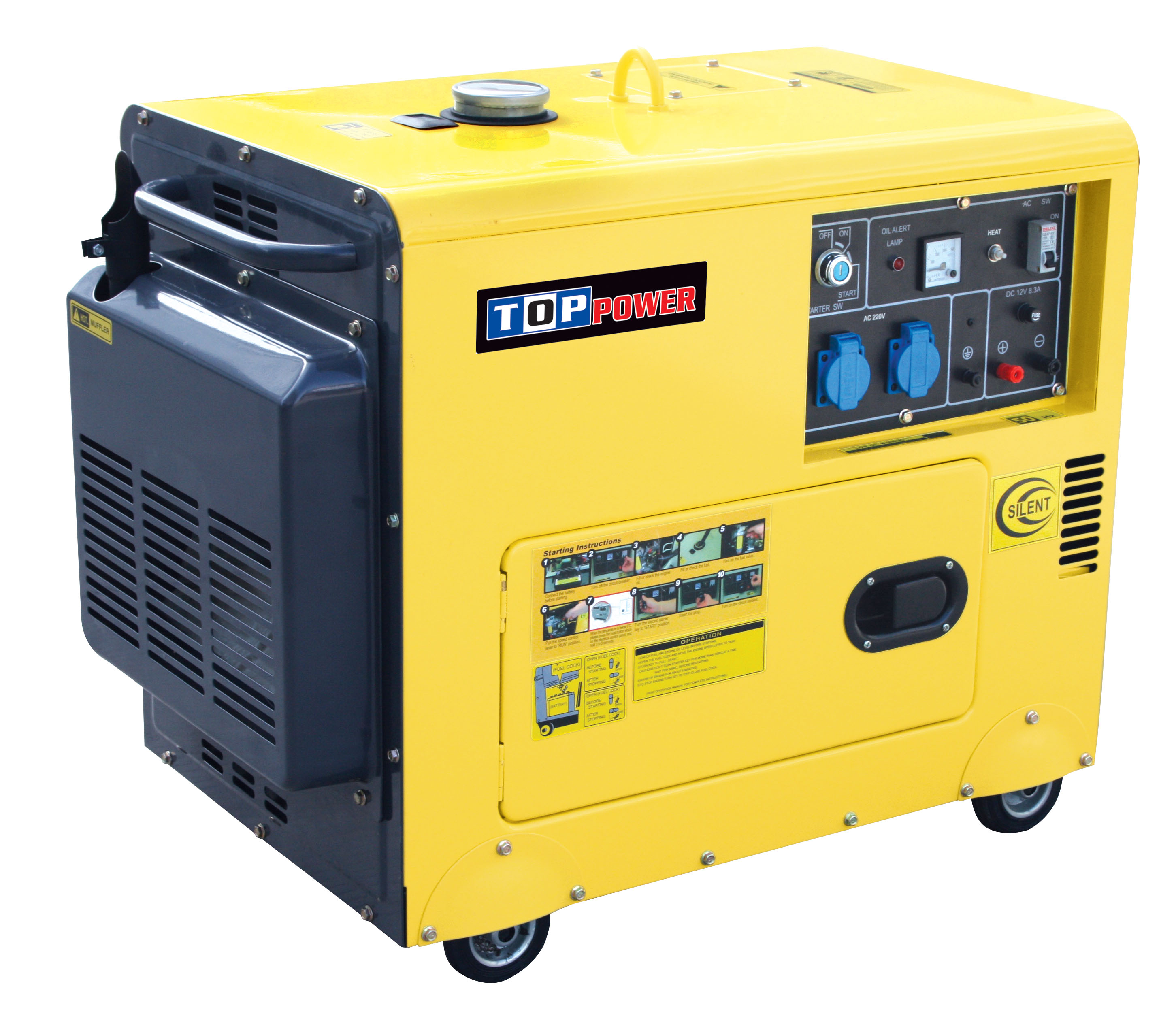 Large Power Highly Efficient Silent-Frame Welding Machine For Welding power generation dual-use machine