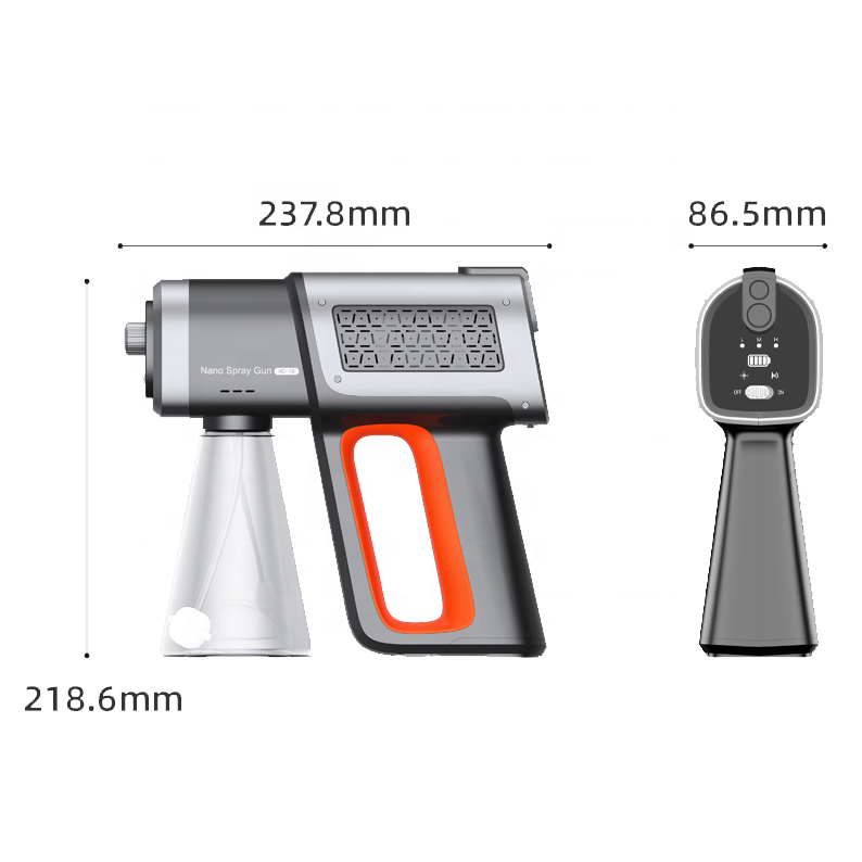 Original Manufacturer Rechargeable Portable Handle portable Nano Mist Alchohol Auto Fogging Disinfectan Atomiser Spray Gun