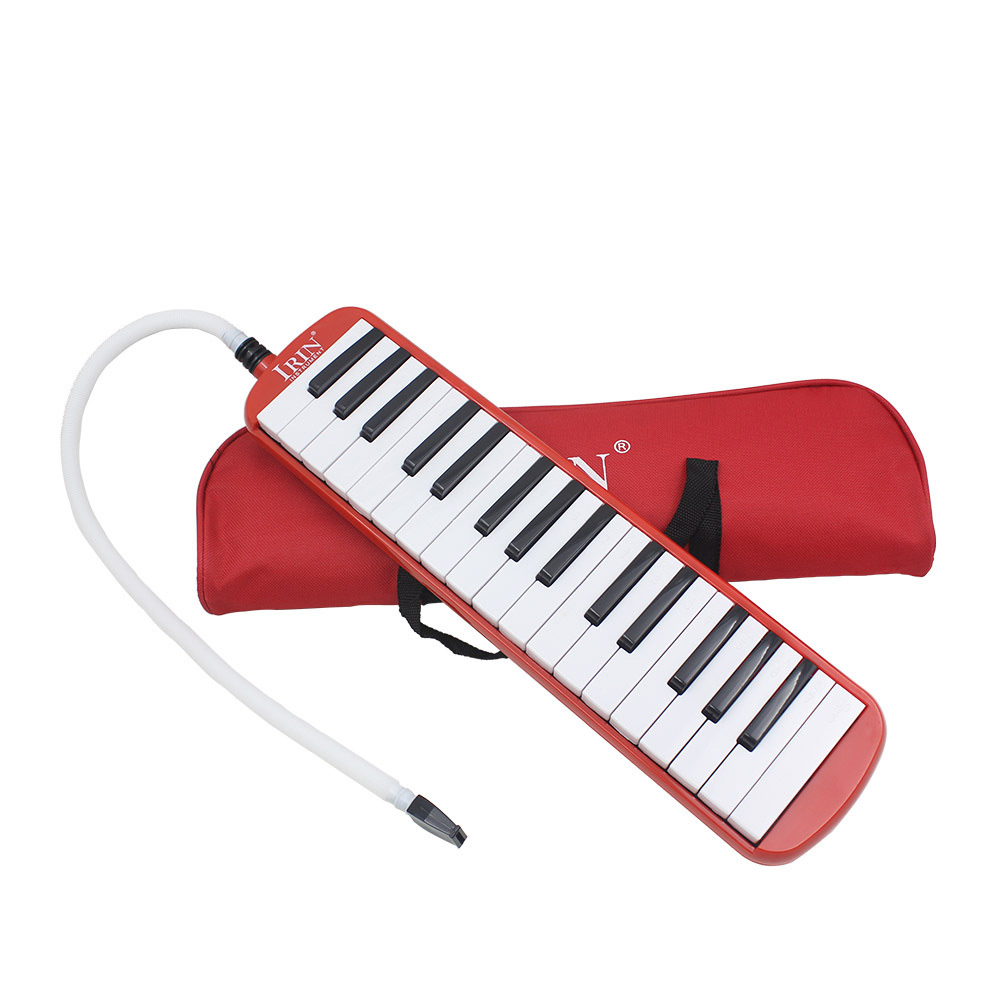 Cheap wholesale 32 keys red professional playing student classroom special Melodica mouth organ