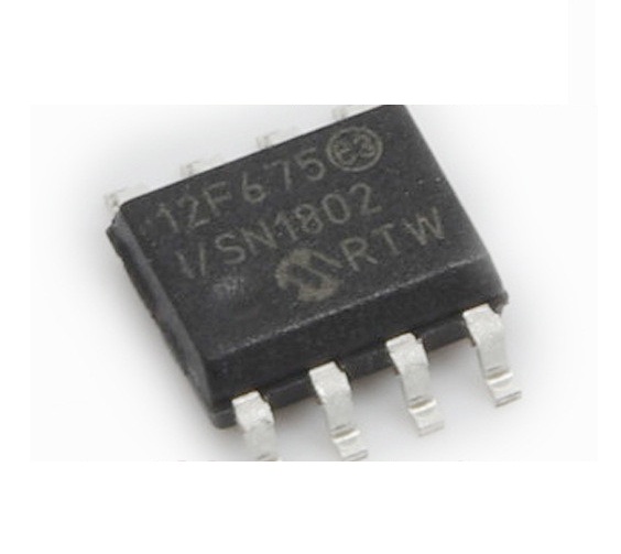 PIC12F675-I/SN PIC12F675 12f675 IC 8-Pin на основе флэш-памяти 8-битный CMOS микроконтроллеры