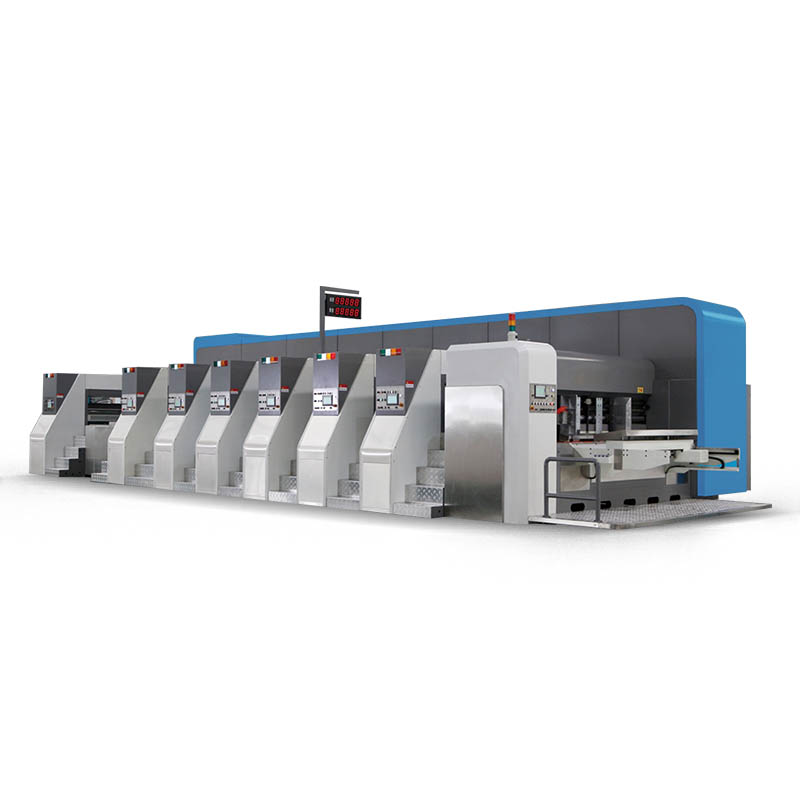 Automatic Colour Printing Slotting Die Cutter Folder Guler Corrugation Carton Boxes Plant