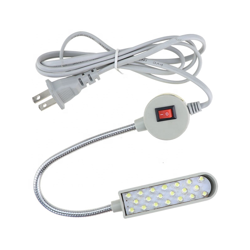 20LED Промышленная швейная машина освещение лампа аксессуары для швейных машин Рабочий свет 360 градусов Гибкая гусиная шея