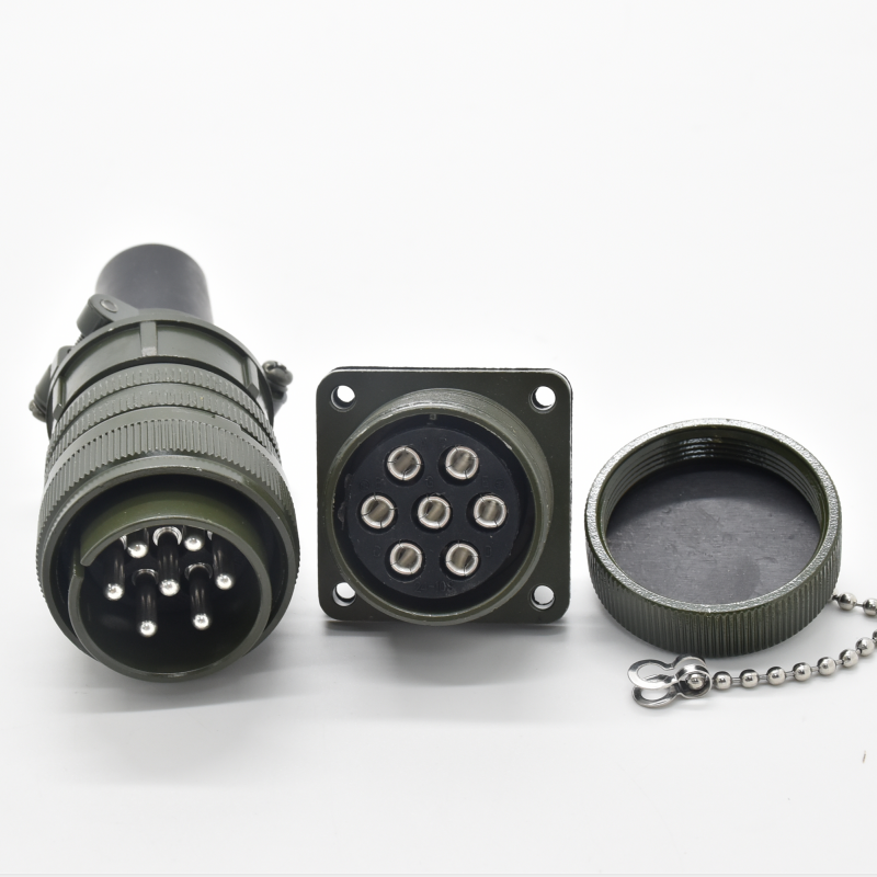 MS5015 круговой 24-10P 7 пин винт ip65 ip67 военный Amphenol разъем
