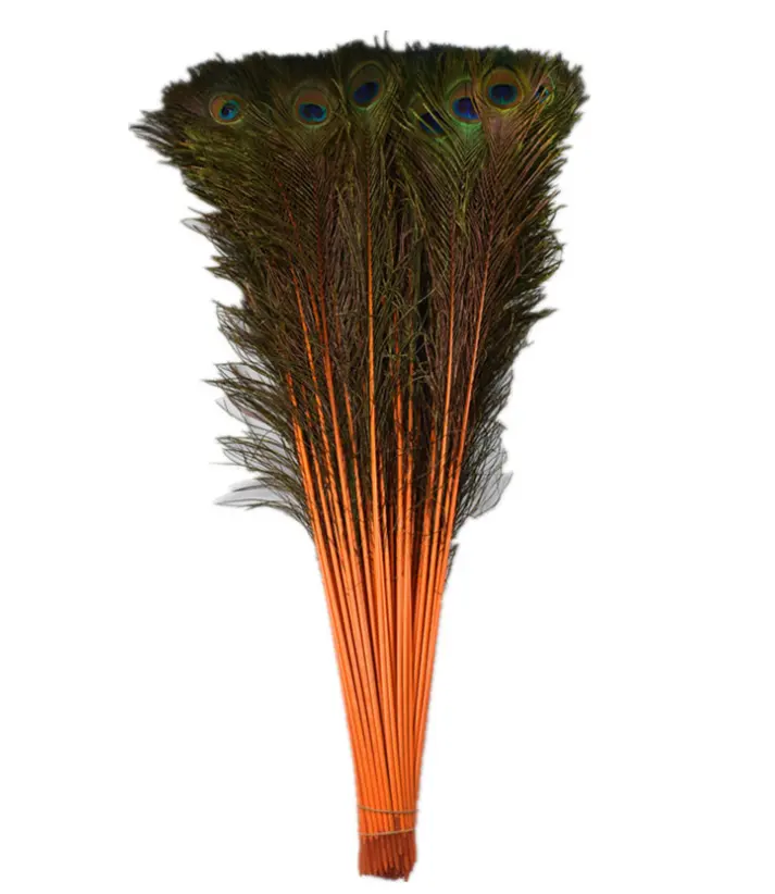 64 Manufacturer Natural 40-45 Inch Peacock Decoration Tail Feathers for Sale Cheap