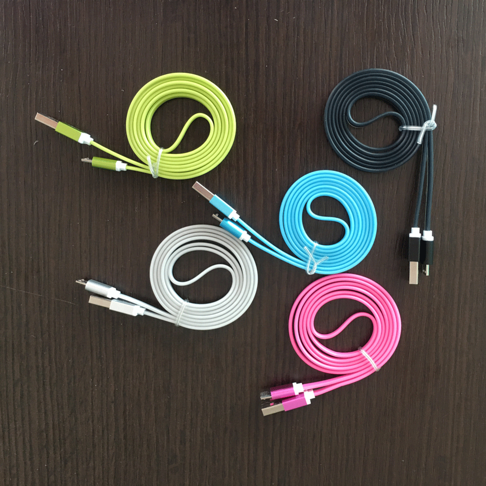 Cantell гибкий плоский micro usb кабель для зарядки Android usb кабель для быстрой зарядки 1 м